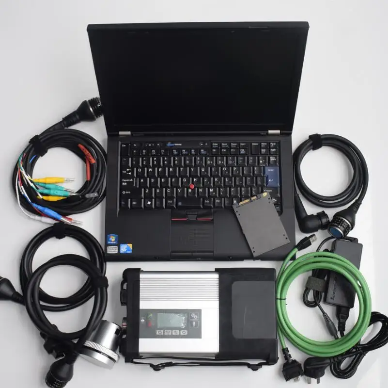  Super MB Star C5 mit t410 laptop diagnose werkzeug mb sd verbinden kompakte c5 mit neueste software