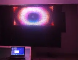 Бесплатная доставка P50mm 2 м на 4 м RGB светодиоды dj видео занавес starcloth для ночного клуба сцены свадебные фоны