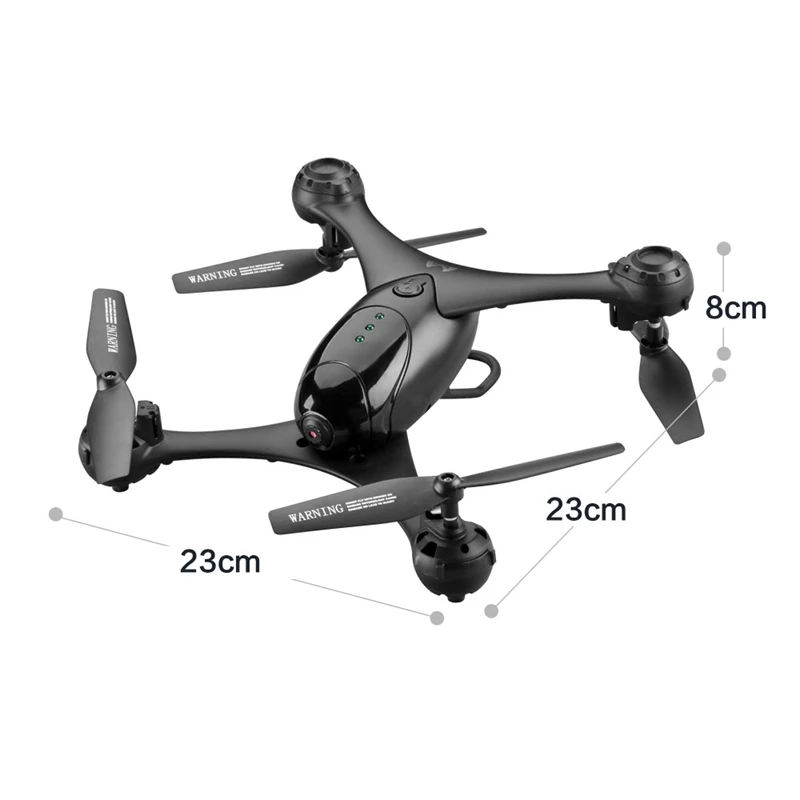 SMRC M6 Follow Me Квадрокоптер карманные Дроны с камерой Hd 4K Rc Fpv Вертолет-черный