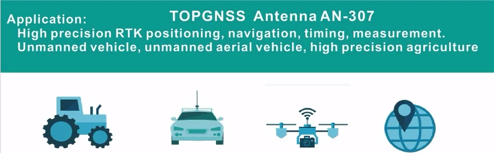 Маленький размер gps-навигатор GNSS-15 в с высоким коэффициентом усиления 3,0 ГЛОНАСС BEI DOU беспилотный Высокоточный Дрон измерение RTK антенна ORS RTK антенна