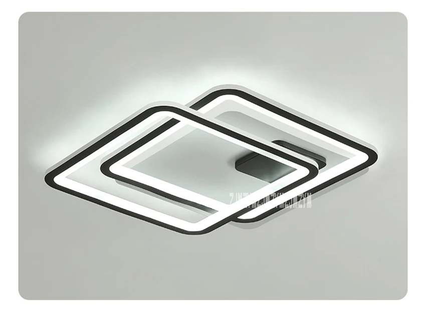 Nordic креатсветодио дный ивный светодиодный потолочный светильник квадратный современный светодио дный светодиодный потолочный