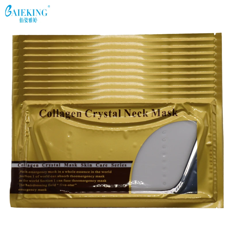 

Bio-Collagen Neck Mask Crystal Powder Whitening Anti-Aging Neck Care Moisturizing Remove Neck Wrinkles Skin Care Free Shipping
