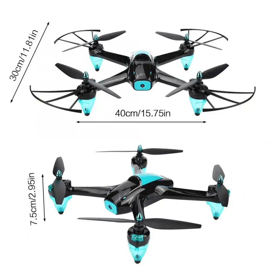 WLH-12 30 Вт Камера Wi-Fi FPV Drone удаленного Управление Квадрокоптер с автономным режимом комплект черный и зеленый цвет RC игрушки