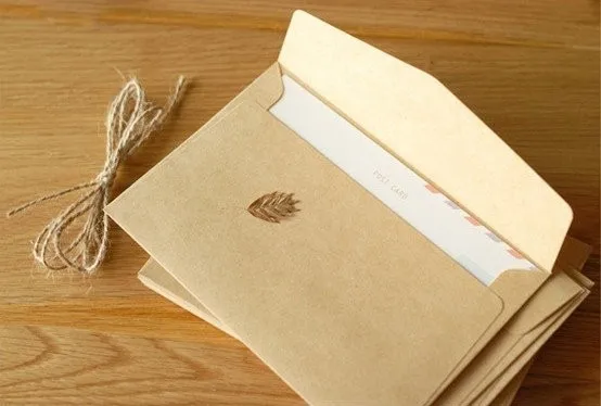 50 шт. маленькие винтажные коричневые твердые крафт-бумажные подарочные пакеты, Мини Вечерние бумажные конверты 10X7,5 см