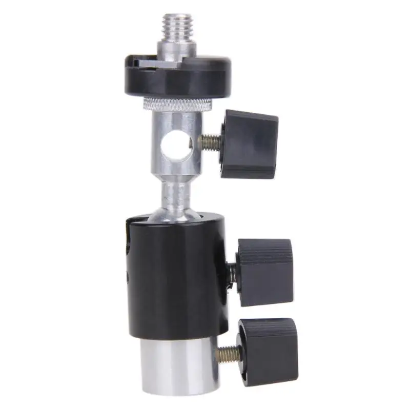 

vanpower Flash Shoe Umbrella Holder Bracket Photo Studio Accessories Swivel Light Stand Flash Bracket
