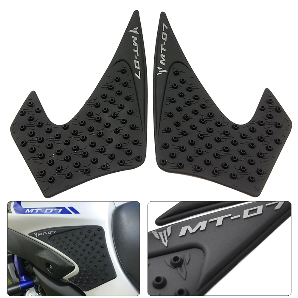 Защитная противоскользящая накладка на бак для Yamaha MT 07 MT07 2013 2016 Наклейка газ
