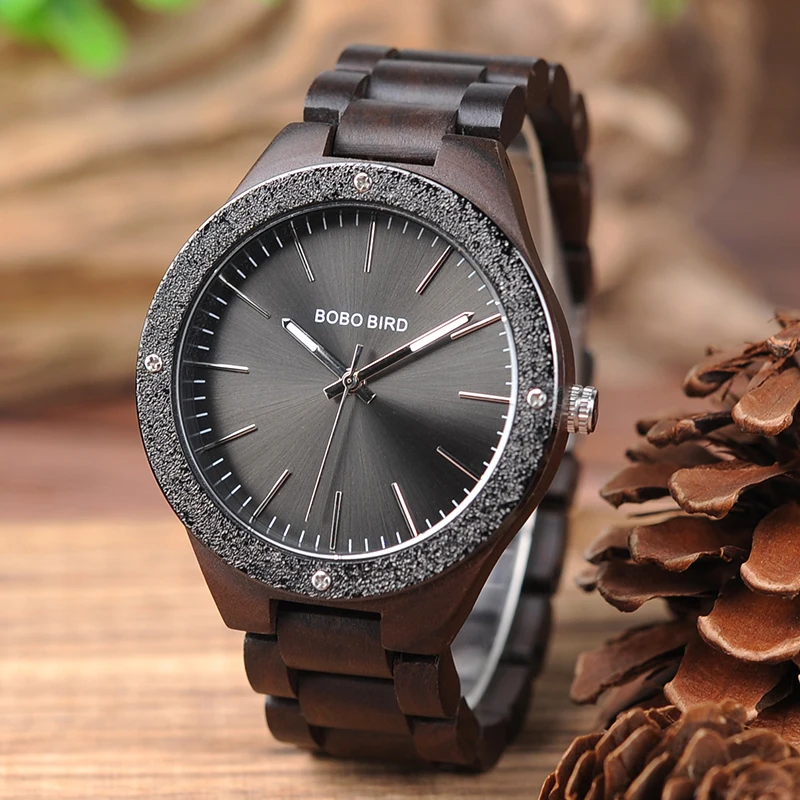 BOBO BIRD L-P05-1-2 Luxury Design Men Wooden Watches Personalize Drop Shipping Watch Male Relogio Masculino