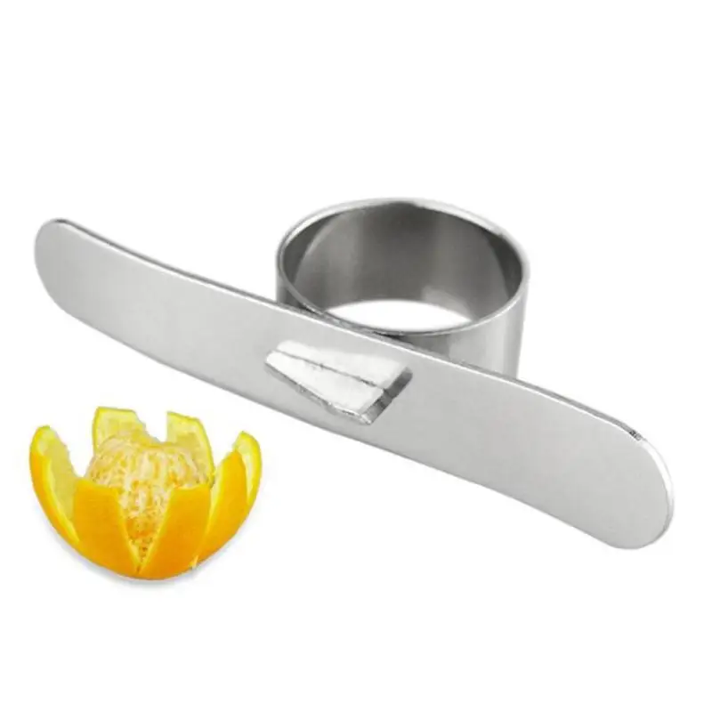 Stainless Steel Orange Peeler Zesters Lemon Grapefruit Fruit Slicer Opener Cutter Citrus Parer