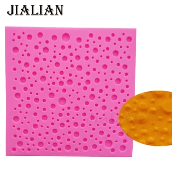 

3D Lace round diamond gem pattern Cake Silicone Mold Decorating Tools silikon form kitchen Baking accessories T0896