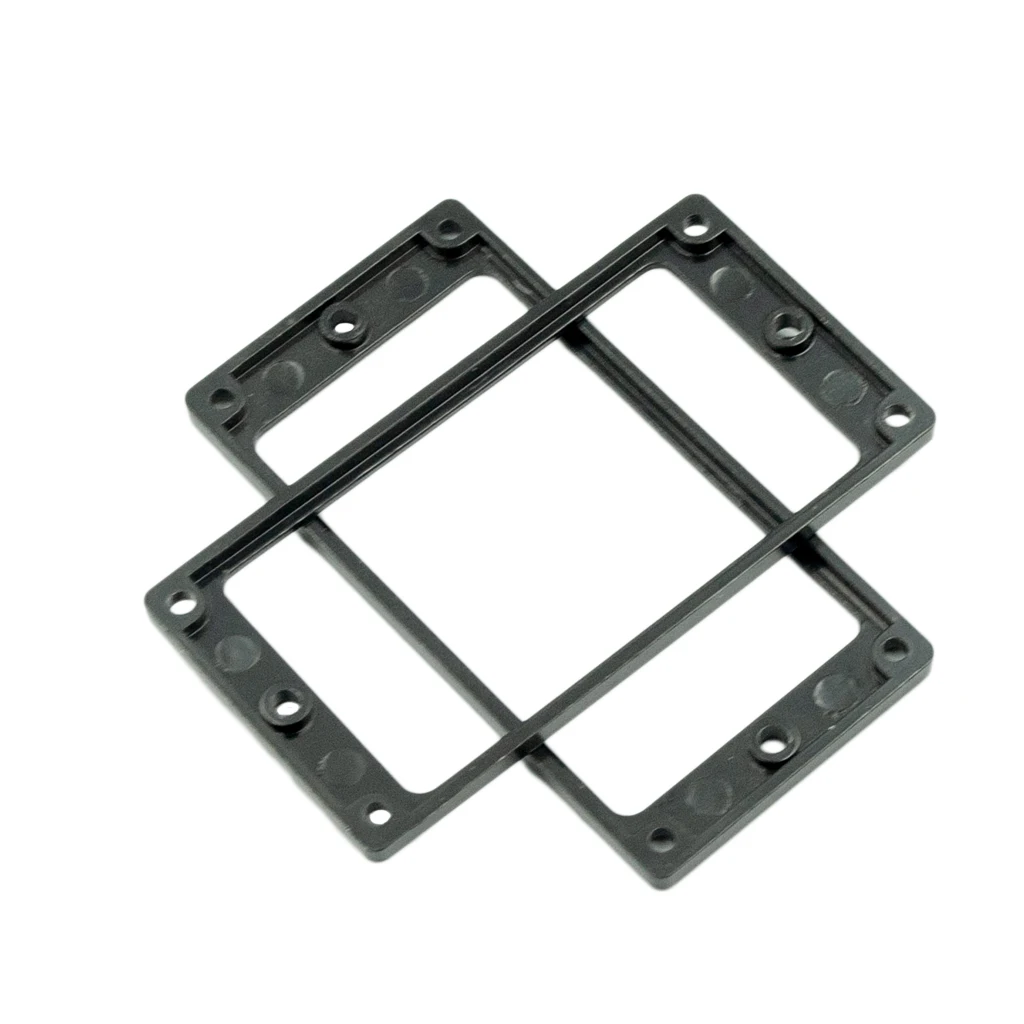 NAOMI 2 шт. плоский металлический Humbucker пикапа рамка Монтажные кольца для