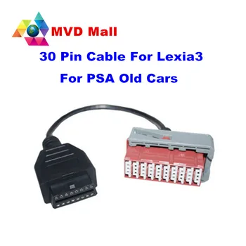 

Work With Lexia 3 Diagnostic Interface 30pin Cable 30 Pin Adapter Connect Lexia3 PP2000 With Old Cars For Peugeot/Citroen