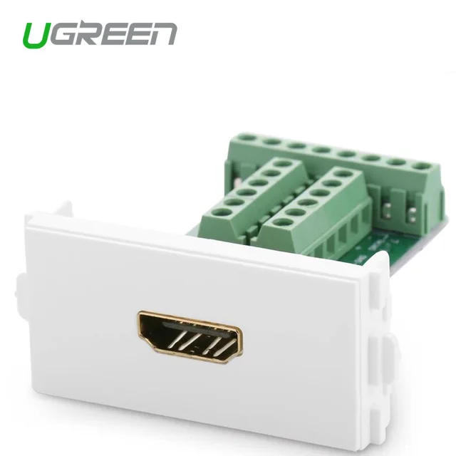 Best Offers UGreen Hdmi Line Card Module 3d Hdmi Module Socket Welding Free Decoration Repair Manual 1.4 Free shipping