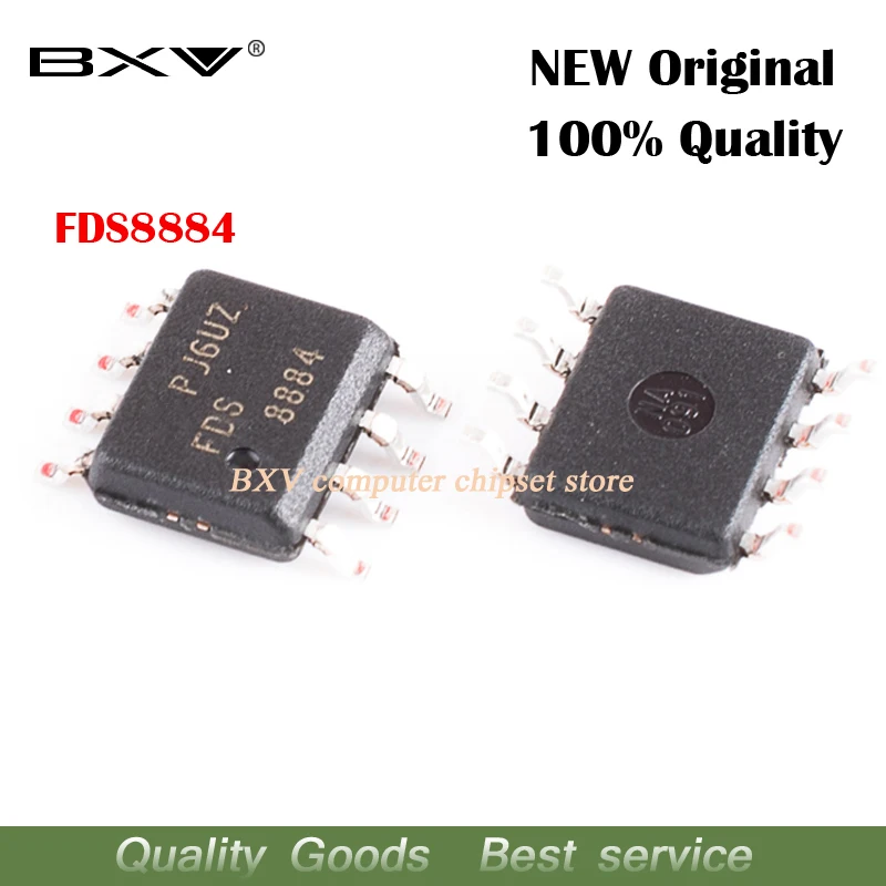 

10pcs FDS8884 8884 MOSFET SOP-8 new original free shipping