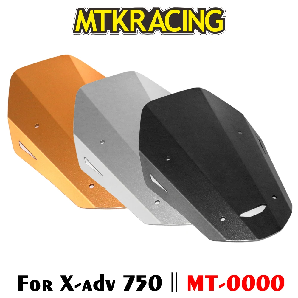 

MTKRACING Motorcycle CNC Aluminum Windscreen Windshield Wind Shield Screen Protector with Bracket For Honda X-ADV 750 XADV750