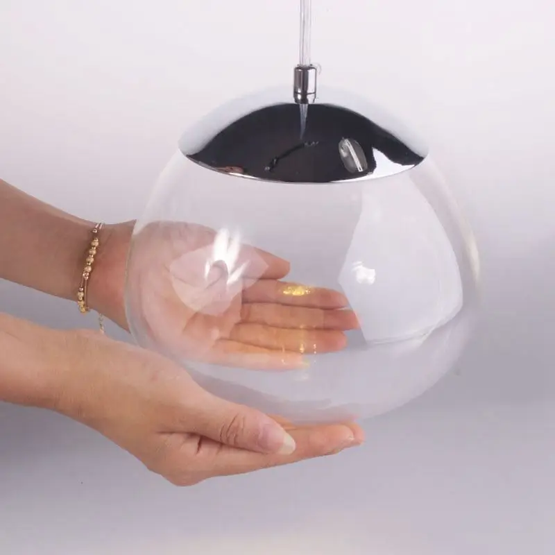 

Modern Glass persimmon 3W LED Dining Room Pendant Light Creative American Glass Bubble Restaurant Bar Counter Pendant Lamp