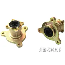 DIY четыре колеса GO KART картинг ATV UTV Багги 7,8 см три отверстия наконечники сзади осевая Ступица колеса фланец