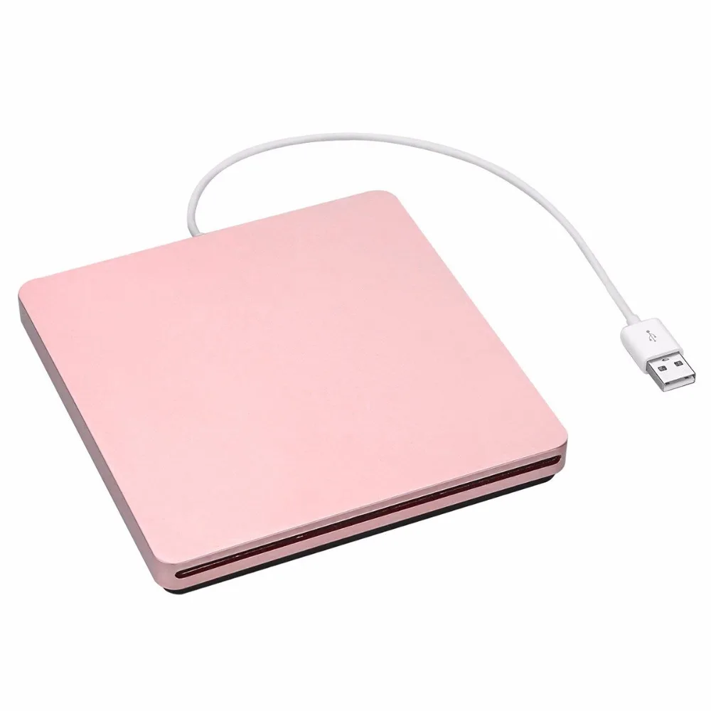 SOONHUA USB 2,0 портативный внешний CD-плеер CD-RW DVD-RW CD DVD rom привод писатель Rewriter горелки Для iMac MacBook Air ноутбук ПК