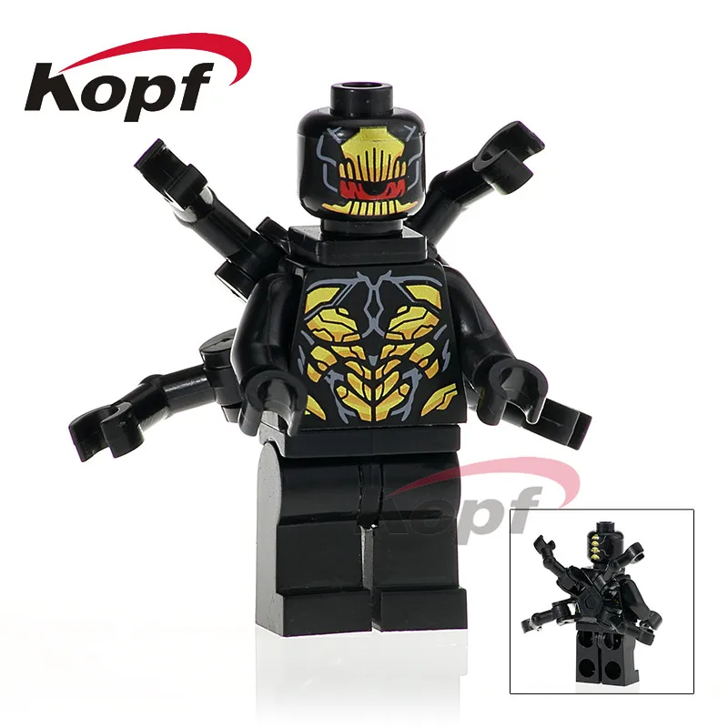 

XH 816 Building Blocks Super Heroes Iron Man Thanos Wong Black Widow Lady Death Spiderman Learning Action Children Bricks Toys