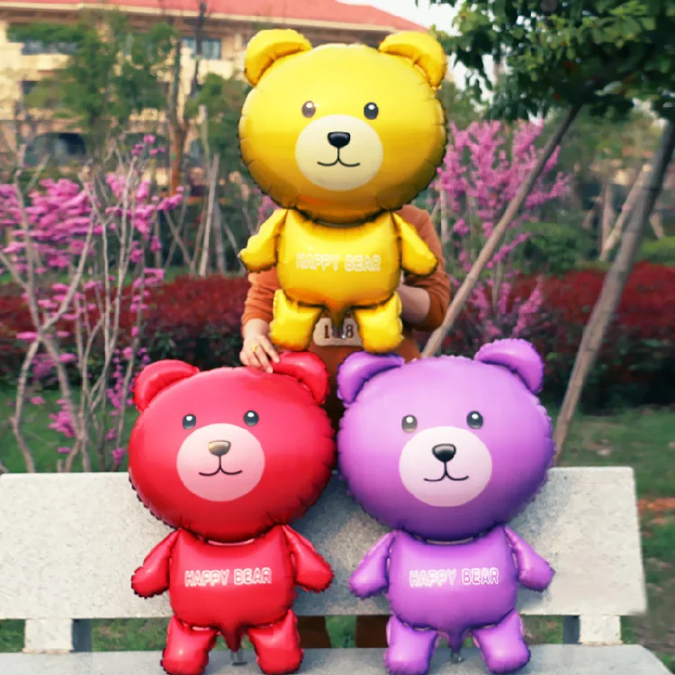 teddy bear shaped balloon