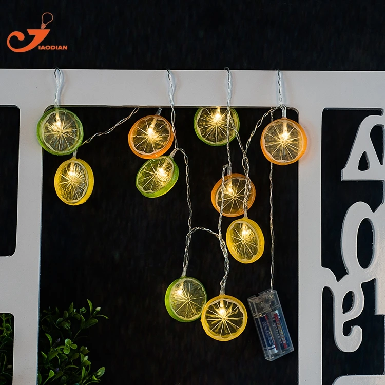 Color Lemon String Lights Cold Fruit Summer Led Light Iced Tea Home Garden Lights Battery Powered Color Lemon String Lights Cold Fruit Summer Led Light Iced Tea Home Garden Lights Battery Powered