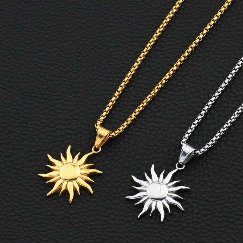 New Fashion Hip Hop Jewelry Charm Sun 