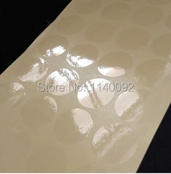 

wholesales dia.2 cm round clear stickers/seal adhesive stickers/packing transparent stickers/custom PVC stickers 1000 pcs a lot