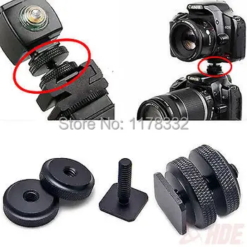 

1/4" Screw Adapter Tripod Mount Screw Adapter for Camera Flash Holder Bracket Hot Shoe Mount foy YONGNUO GODOX