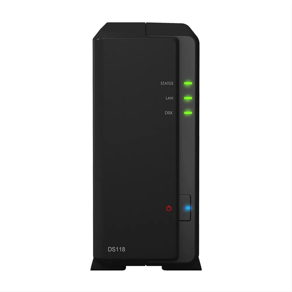 

Synology DiskStation DS118, HDD,SSD, Serial ATA,Serial ATA II,Serial ATA III, 2.5,3.5", FAT,HFS+,NTFS,exFAT,ext3,ext4, 1.4