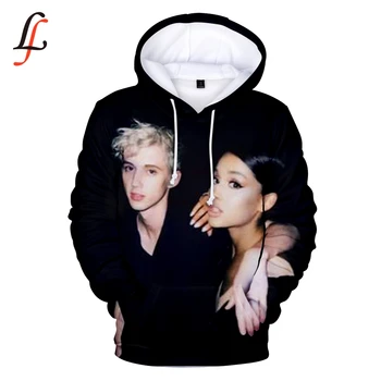 

K pop Women Hooded Hoodies Sweatshirts Ariana Grande 3D print outwear Hip-Hop Bangtan boys jimin Clothes