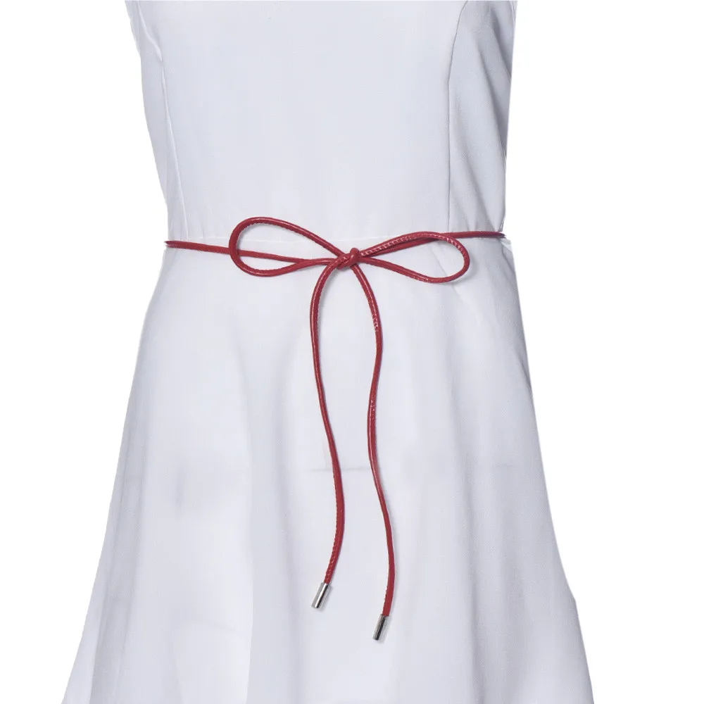 Jaycosin аксессуары ремень рекомендуется тонкая линия Дамы Простой карамельный цвет пояс мода на открытом воздухе диких дам платье пояс