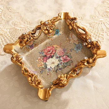 

European style luxury retro large ashtray ashtray Home Furnishing Decor living room table decoration crafts