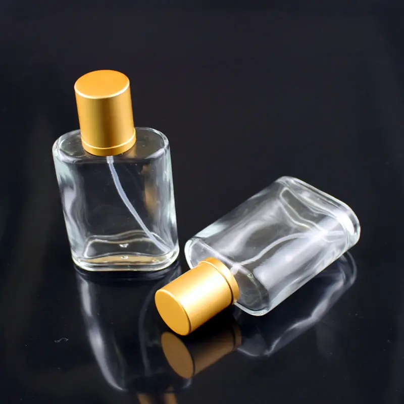 10 шт. 30 мл Высокое качество прозрачное стекло спрей бутылка матовое квадратное стекло духи косметическая бутылка с распылителем упаковка бутылки флаконы