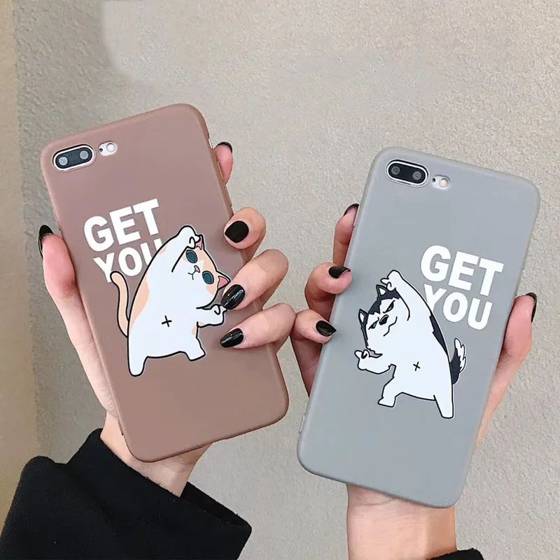 Чехол для Телефона iPhone 6 6S 7 8 Plus милый мультяшный узор чехол XS Max XR X ультра тонкий