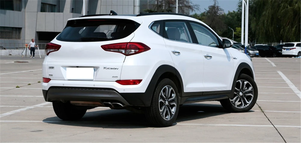 Автомобильный мигающий 1 пара для hyundai Tucson светодиодный задний противотуманный фонарь бампер отражатель задний стоп-сигнал Автомобильный Стайлинг