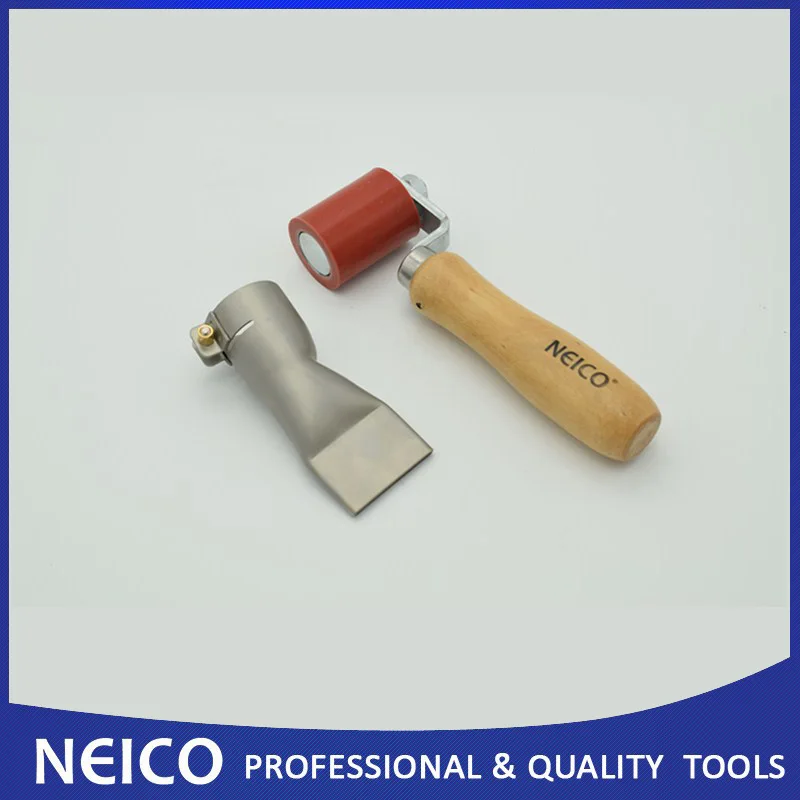 

Free Shipping, 2PCS 45mm Silicone Seam Pressure Roller With 40mm Flat Nozzle For NEICO / BAK / HERZ Hot Air Gun