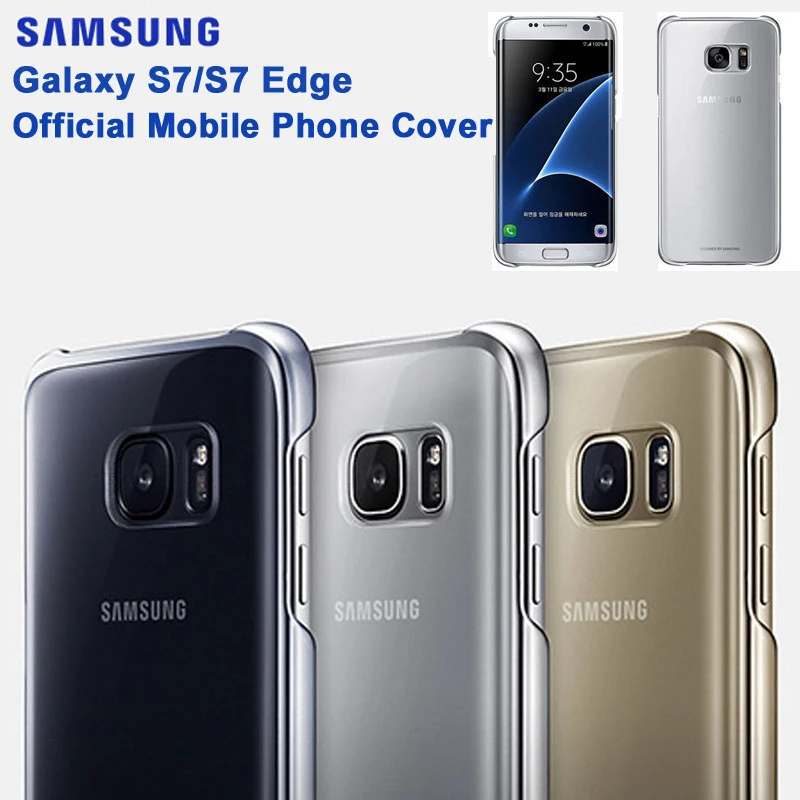 novela cometer Brote Samsung funda de teléfono móvil oficial para Samsung Galaxy S7 S7 Edge,  carcasa protectora transparente, carcasa protectora trasera ultrafina|Fundas  antigolpes para teléfono| - AliExpress
