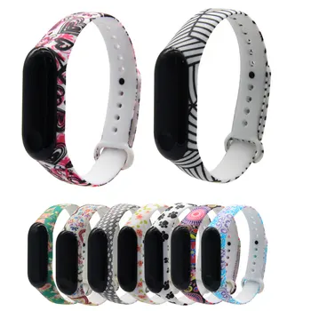

For Miband 3/4 Strap for Mi band 3 4 Accessories Replacement silicone varied wrist strap for xiaomi mi 3 4 smart bracelets