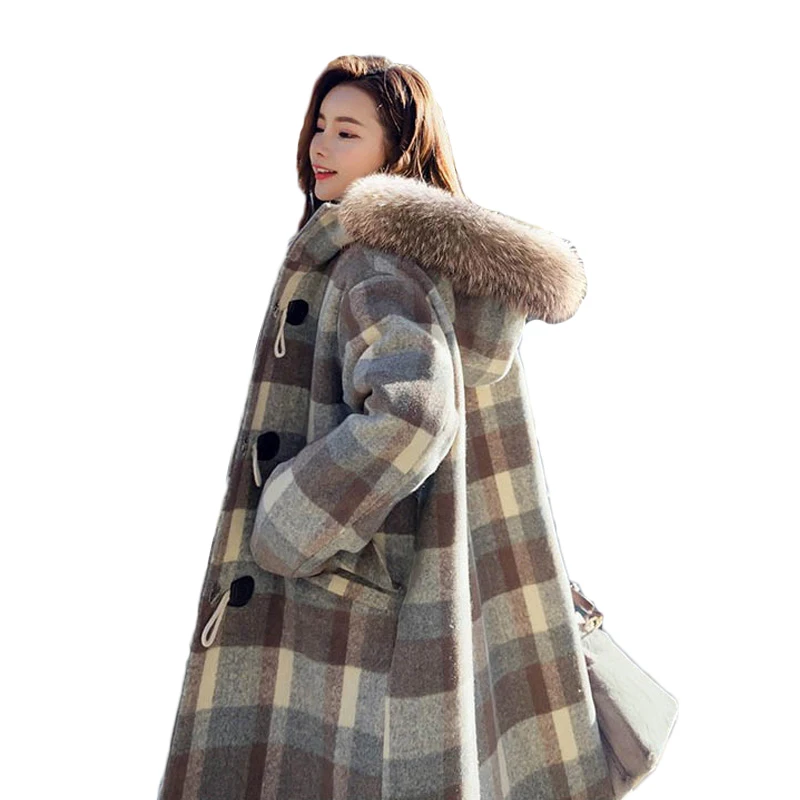 100 кг, можно носить, зимняя куртка большого размера,, модные женские длинные шерстяные пальто, женская шерстяная куртка с капюшоном, пальто, женское теплое шерстяное пальто