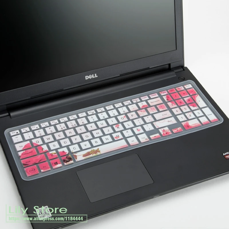 

15.6 inch laptop keyboard cover Protector for Dell Inspiron 15 7000 Gaming 7510 7559 7577 7567 7537 7557 7566 7568