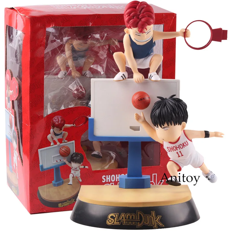 

Shohoku Slam Dunk Figure Hanamichi Sakuragi & Rukawa Kaede PVC Japanese Anime Action Figures Collectible Model Toy
