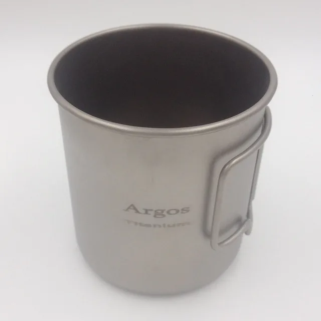 ARGOS Ultra light Titanium watercup Titanium mug Camping Cup folding
