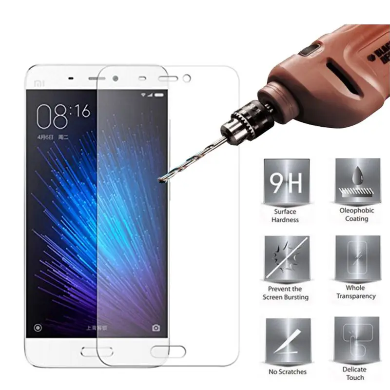 

MRGO Tempered Glass for Xiaomi Mi5 2.5D Screen Protector 9H Phone Protective Film for Xiaomi Mi5 Tempered Glass Protection