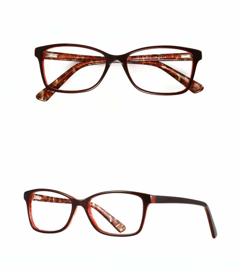 Ацетат женские очки рамка рецепт дизайнер бренда прозрачные оптический оправа для очков при близорукости