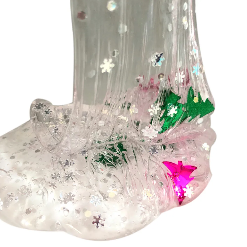 Рождество с рисунком оленя и снежинками облако Slime Шпатлёвки ароматическая детская глиняные игрушки slime мягкая глина забавная игрушка подарок 60/120 мл# VC30