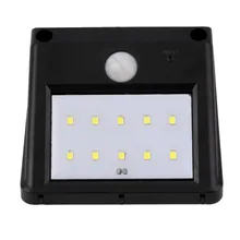 Super Bright 10-LED Solar Power Motion Sensor Wall Light Outdoor Waterproof Garden Lamp Energy Saving Pathway Light Wholesale