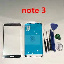 Note3 передняя внешняя Стекло объектив Сенсорный экран Замена для samsung Galaxy Note 3 N900 N9005 N900F+ Инструменты для ремонта и клей