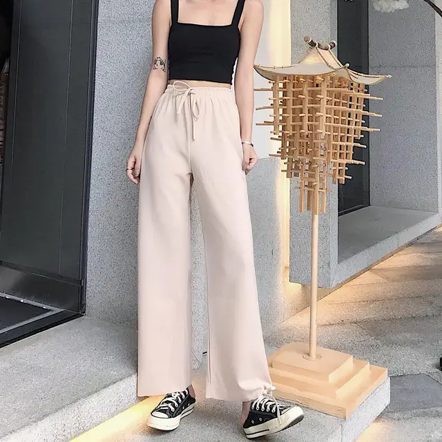 ladies thin summer trousers