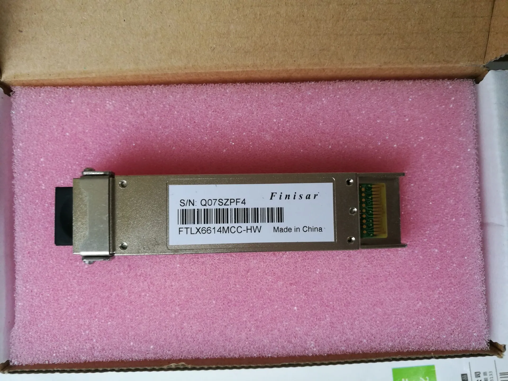 

Original authentic Finisar XFP optical module FTLX6614MCC-HW Fenix 10G40KM