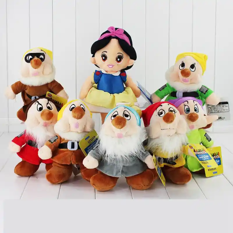 seven dwarfs plush set for sale