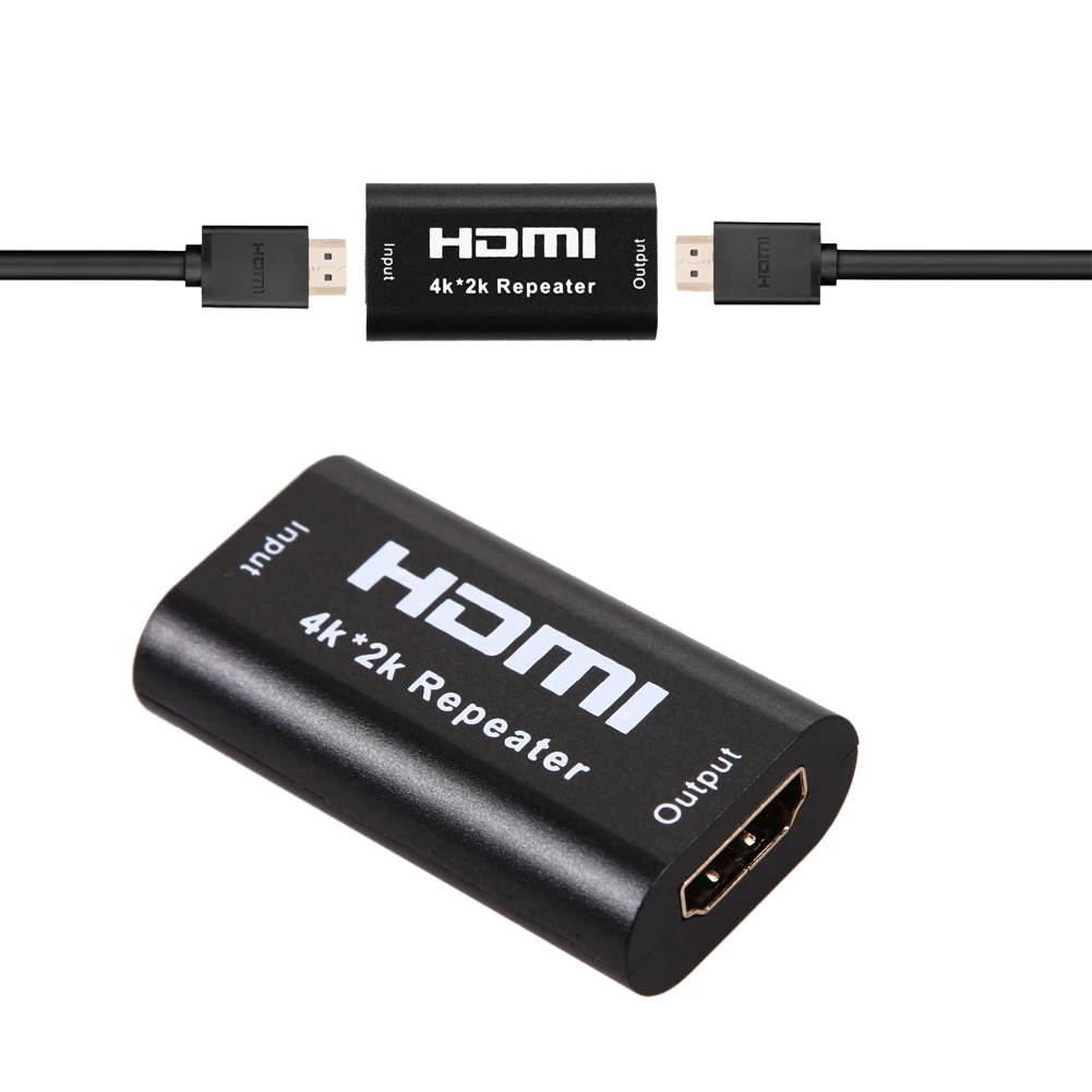 1080 P 3D HDMI 4 к* 2 к повторитель удлинитель Booster адаптер по сигналу HDTV до Booster адаптер до 40 м